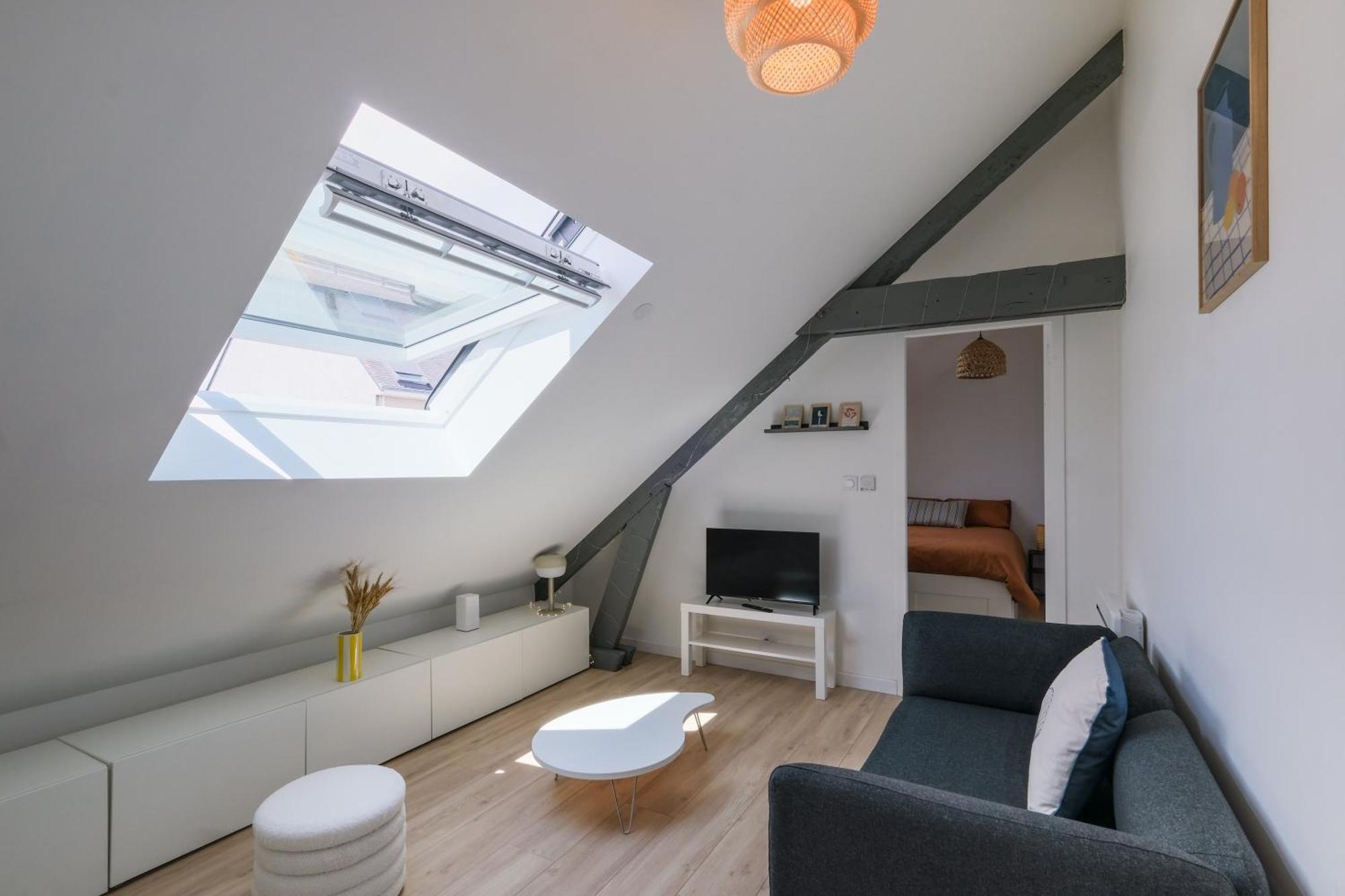 Le Perchoir Du Marche - Appt Pour 2 Apartment Saint-Nazaire  Exterior foto
